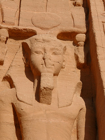 Foto Kolosstatue König Ramses II - Abu Simbel