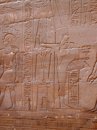 Foto Hieroglyphen - Luxor