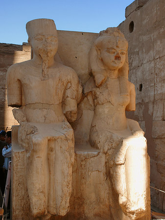 Statuen am Luxor Tempel