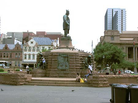 Statue von Paul Kruger Fotos