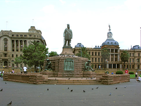 Statue von Paul Kruger Fotos