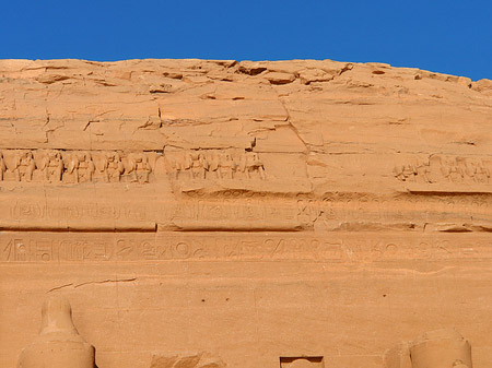 Foto Tempel mit Himmel - Abu Simbel