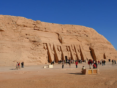 Foto Tempel mit Himmel - Abu Simbel