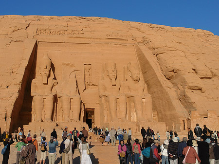 Fotos Tempel mit Himmel | Abu Simbel