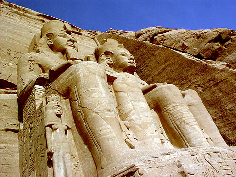 Fotos Statuen von Abu Simbel