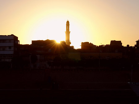 Foto Sonnenuntergang über der Stadt