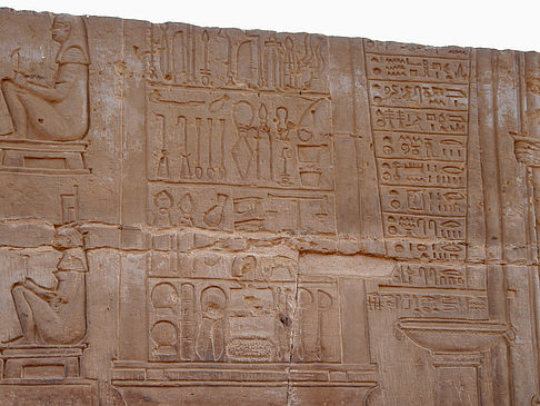 Hieroglyphen Foto 