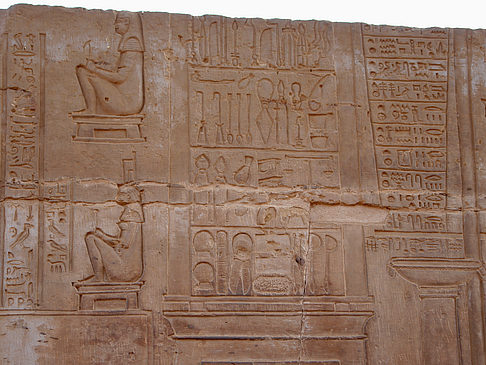 Foto Hieroglyphen