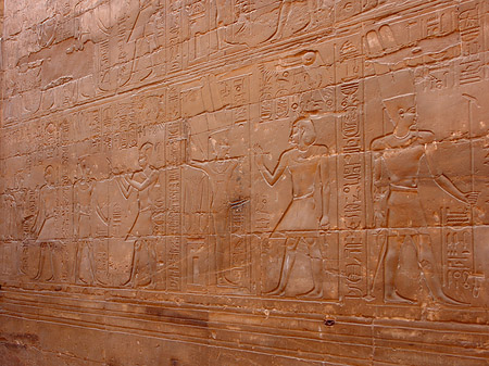 Foto Hieroglyphen - Luxor