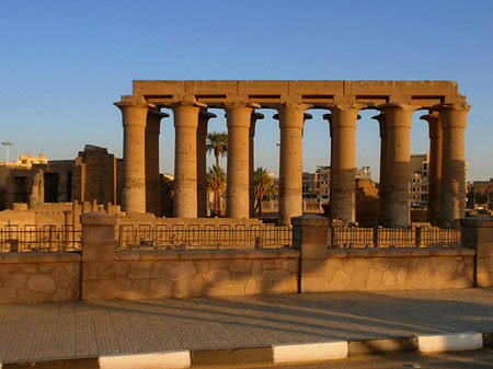 Luxor Tempel bei Sonnenuntergang