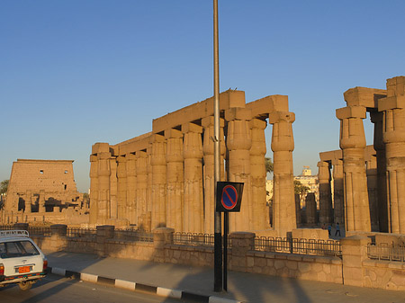 Foto Luxor Tempel bei Sonnenuntergang