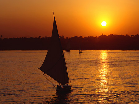 Fotos Schöner Sonnenuntergang | Luxor