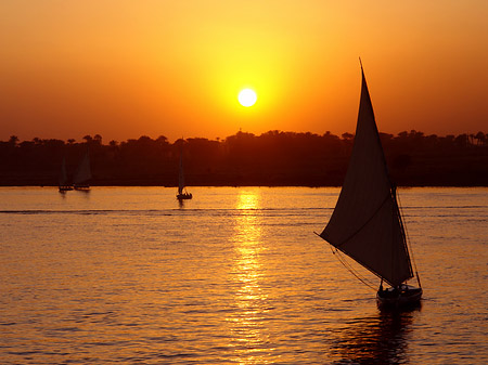 Foto Schöner Sonnenuntergang - Luxor