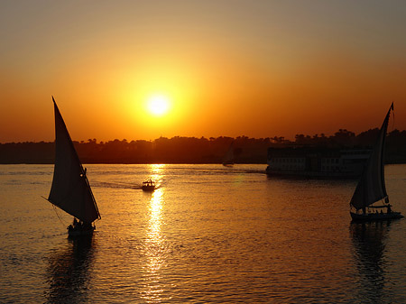 Foto Schöner Sonnenuntergang - Luxor