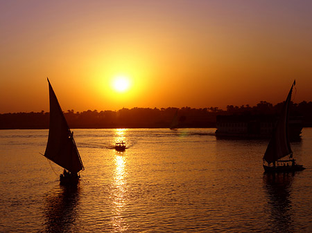 Foto Schöner Sonnenuntergang - Luxor