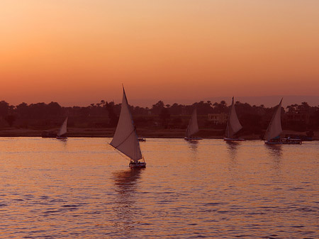 Foto Sonnenuntergang - Luxor