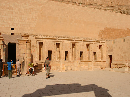 Eingang zu Tempel der Hatschepsut Foto 