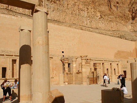 Eingang zu Tempel der Hatschepsut Foto 