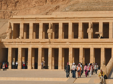 Eingang zu Tempel der Hatschepsut Foto 