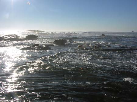 Fotos Blick vom Strand auf das Meer | 