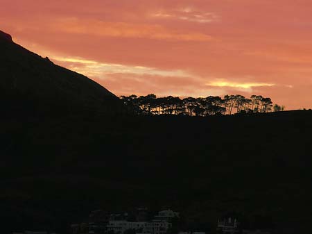 Sonnenuntergang am Tafelberg Fotos