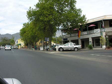 Straßen zwischen Stellenbosch und Kapstadt